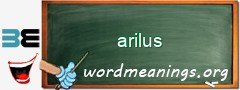 WordMeaning blackboard for arilus